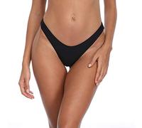RELLECIGA bañador Braguita Bikini para Mujer High Cut Thong Bottom Negro XL