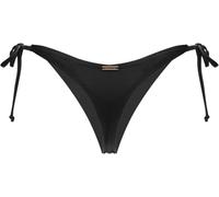 RELLECIGA Parte Inferior de Bikini con Tanga Lateral para Mujer, Negro, S