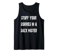 Rellena tus sentimientos en un saco señor Camiseta sin Mangas