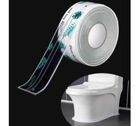 rellenar la cinta de sellado, Cinta for calafatear esquinas autoadhesiva de PVC, transparente, 38/50 mm x 3,2 m, for lavabo de baño, 1/2/3 piezas(Clear Foliage,L320cmx5cm-2PC)