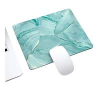 Relleno Almohadillas Silicona Alfombrilla Impermeable, Alfombrillas para ratón, Alfombrillas para ratón, Base Antideslizante, Lavable, mármol de Goma, portátil para Oficina con (E, One Size)