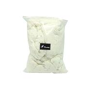 Relleno amistoso orgánico crudo de Eco del color natural del bateo de la fibra del algodón para las muñecas del edredón de la almohada (1 libra)