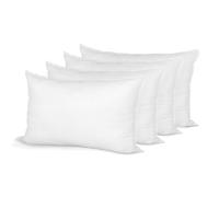 Relleno de almohada de 12 x 16 pulgadas, relleno de poli?ster, funda est?ndar, paquete de 4