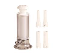 Relleno de carne de relleno de - PC PP 24.5x11cm | Carne y Vegetable Sausage Maker With 4 Tube Connectors | Kitchen Mêat Filler Stuffer For Restaurant Home Use And Is Easy To Clean.