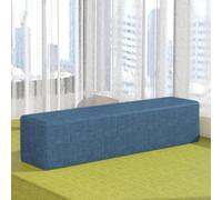 Relleno de colchón de 150 cm, color azul, cojín de cuña ajustable para llenar espacio entre cabecero y pared, funda extraíble para una fácil limpieza