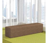 Relleno de espacio de cama de 200 x 15 x 5 cm, extensión de colchón reductor de espacio para cabecero y pared, funda extraíble, color café, se adapta a colchones de 120/150/180/200 cm