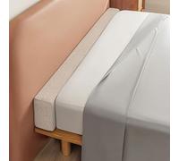 Relleno de espacio de noche y extensor de colchón, almohada de refuerzo para cama, cabecero, pared, cojín de apoyo para puente de cama con funda extraíble (59 x 4 x 6 pulgadas), solución perfecta para