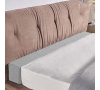 Relleno de espacio de noche y extensor de colchón, almohada para cama, cabecero, espacios de pared, relleno de grietas, cojín de soporte de puente de cama con funda extraíble (180 x 20 x 20 cm)