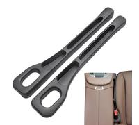 Relleno de espacio para asiento delantero, organizador de espacio para el interior del coche entre asientos, ahorro de espacio, 2 bolsillos, relleno de huecos, bandeja de soporte para teléfonos