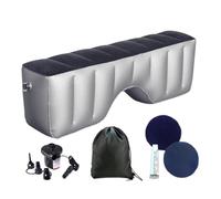 Relleno De Espacio Para Asiento Trasero Para Perros - Cojín Inflable Para Espacio De Coche | Almohadilla De Soporte Flocado De PVC: Extensor De Asiento Trasero Con Bomba De Aire Para Viajes De Mascota