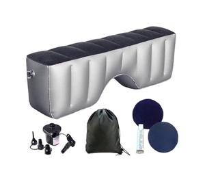 Relleno De Espacio Para Asiento Trasero Para Perros - Cojín Inflable Para Espacio De Coche | Almohadilla De Soporte Flocado De PVC: Extensor De Asiento Trasero Con Bomba De Aire Para Viajes De Mascota