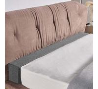 Relleno de espacio para mesita de noche y extensor de colchón, relleno de espacio para cama/cabecero/pared, cojín de soporte de puente con funda extraíble (63 x 6 x 8 pulgadas)