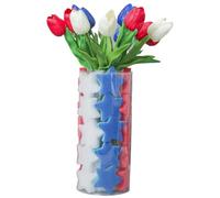 Relleno de Florero para Decoración de Mesa - Estrellas Decorativas de Espuma Rojo Azul | Flores artificiales decoración floral | Arreglo de mesa de apartamento de cocina, ideas artesanales,