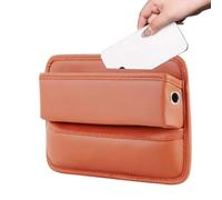 Relleno de grietas de cuero para coche, estuche de almacenamiento de automóvil entre asientos, suministros interiores del vehículo, bolsa de soporte automotriz para sedán