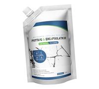 Relleno De Grietas De Hormigón - Adhesivo Autonivelante De Pegamento Para Masilla De Hormigón De 21 Cm, 500 G | Sellador De Reparación De Calafateo De Çoncretes De Secado Rápido Impermeable Invisible