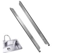 Relleno de huecos de estufa de cocina, relleno de huecos de horno resistente al calor, protector de estante, 1 par de protectores de huecos de horno de acero inoxidable, protector de derrames entre
