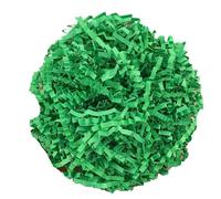 Relleno de papel de corte arrugado, relleno de papel de rafia triturado para regalos, cestas de regalo, relleno de caja, suministros de fiesta de Pascua (verde)
