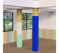 Relleno de postes cuadrados personalizable: acolchado grueso e impermeable para postes de parque infantil que evita colisiones, solución de seguridad para niños, ideal para parques y áreas de juego