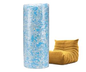 Relleno de puf, relleno suave para cojines de 5 libras, relleno de puff multicolor y de forma, ideal para rellenar sillas de saco, almohadas, camas para perros, sofá otomano, cojines para