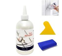 Relleno de reparación de brecha de azulejo impermeable, limpiador de moho de revestimiento de reforma de azulejo, reparación de revestimiento de azulejo de lechada (oro)