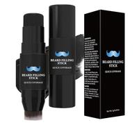Relleno en crema para - Tinte en barra para resistente al agua al sudor de 7 g con cepillo | Herramienta para dar forma peinar el facial para hombres, colorear definir la