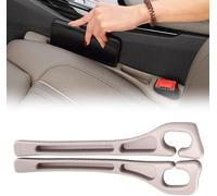 Relleno Huecos Asiento Coche para Audi A1 Hatchback / A1 Sportback / A1 Sport / A1 Quattro / A1 e-Tron / S1, Prueba de Fugas Tira de Relleno Espacio de Asiento Accesorios,Beige