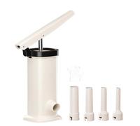 Relleno manual de carne - Máquina de salchichas de mano duradera, máquina de llenado de carne rápida con base estable, 4.1 × 7 pulgadas, fácil de limpiar, llenadora de salchichas resistente |