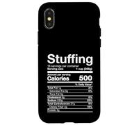 Relleno Nutrición Divertido Traje De Acción De Gracias Os Carcasa para iPhone X/XS