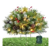 Relleno para Árbol De Navidad,Árboles Artificiales Iluminados con Soporte Trípode - Decoración para Jardines Fiestas Y Porches