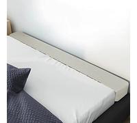 Relleno para huecos de cama, Almohada de cabecera con funda cremallera en varios tamaños y multicolores(Beige,220 * 20 * 20cm)