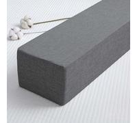 Relleno para huecos de cama, Refuerzo del relleno de la brecha cama for los tamaños múltiples cabecero colchón multicolor(Dark Gray,180x10x10cm)