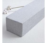 Relleno para huecos de cama, Refuerzo del relleno de la brecha cama for los tamaños múltiples cabecero colchón multicolor(Light Gray,150x15x10cm)