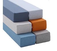 Relleno para Huecos de Cama, Relleno de Lino para Huecos de Cama para Camas tamaño Queen/King, Puente de Alfombrilla conectora Dividida, Almohada Larga para el Hueco del colchón del cabecero