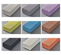 Relleno para huecos de cama, Tamaño personalizado de la almohada del cabecero refuerzo conector espacio colchón multicolor(Dark Blue,120x10x15cm)