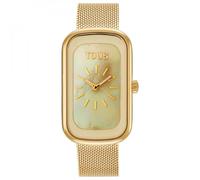 Tous Reloj de mujer 3000140400 T-Band Club Acero inoxidable Esfera de nácar Dorado
