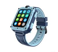 Reloj 4G para niños con videollamada, posicionamiento LBS y cámara HD IPX7 impermeable, batería de 700 mAh, pantalla IPS de 0.83 pulgadas, reloj de seguridad para niños (azul)