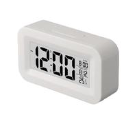 Reloj alarma electrónico multifunción: hora precisa, fecha actual, lectura de temperatura ambiental, alarma programable con opción snooze. MiiOW