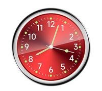 Reloj analógico de coche - Elogio de alarma analógica brillante impermeable | Cloocks de repuesto de automóvil de cuarzo portátil, en el tablero del reloj para automóviles