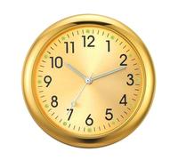 Reloj analógico de coche - Elogio de alarma analógica brillante impermeable | Cloocks de repuesto de automóvil de cuarzo portátil, en el tablero del reloj para automóviles