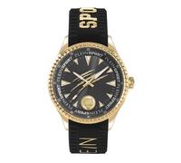 Plein Sport Lineman - Reloj analógico de cuarzo para hombre, Ip Gold/Black - Ps5ba0324, Correa