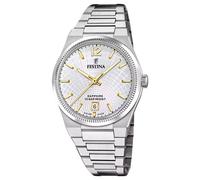 Festina Reloj de mujer Rive F20052/2 Acero 316L Cuarzo Cristal de zafiro 10 ATM Calendario Plateado