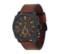 Fossil Reloj Analógico para Hombres de Cuarzo con Correa en Cuero FS6101