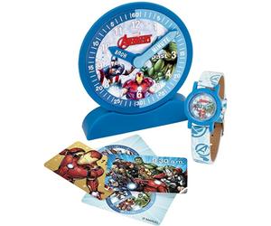 Reloj analógico Marvel Avengers para aprender a leer la hora