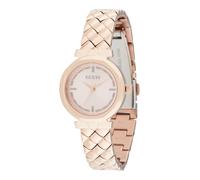 Reloj analógico 'MINI RUMOUR' Mujer GUESS One Size oro / plata / blanco