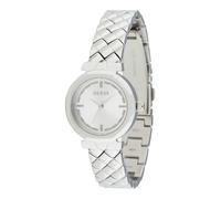 Reloj analógico 'MINI RUMOUR' Mujer GUESS One Size plata / blanco
