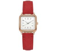 Reloj analógico para mujer, casual, de cuarzo, correa de piel, reloj de pulsera analógico, reloj creativo para mujer, reloj digital para ancianos, F., One Size