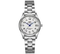 Reloj analógico para mujer, correa de cuero inspirador, esfera rodante, negro, contador de pasos para Smart (F, talla única), F., talla única, pulsera