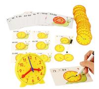 Reloj Analógico para Niños Aprendizaje, 300 G Learning Watch - Aprendimeto De Asistencia Didáctica, Cuentos, Juguetes De Aprendizaje Y Educación, Kit De Ciencias Educativas Dive