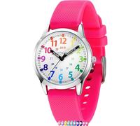 Reloj analógico para niños, reloj de aprendizaje para niños de 8 a 12 años, resistente al agua, para profesores de tiempo para niños de 5 a 7, 6 a 8 años, fácil de leer, educativos, para niñas de 8 a