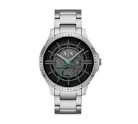 Armani Exchange Orologio da uomo, Movimento al quarzo multifunzione e cassa da 46 mm con cinturino in Acciaio inossidabile